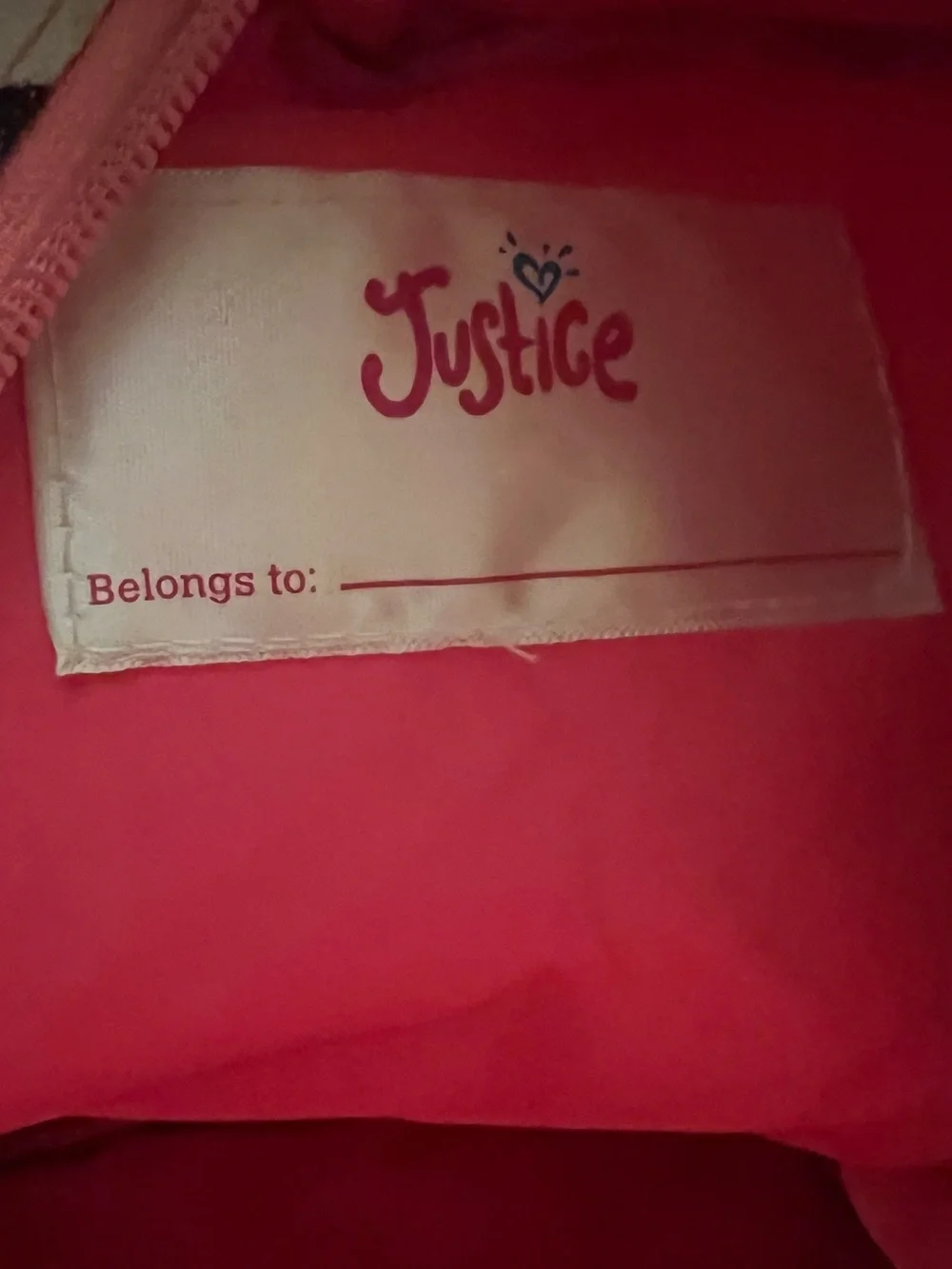 Justice Pink and Gold Emoji Print Kids Backpack